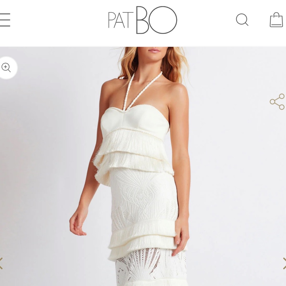 Elegant Cream Strapless Dress